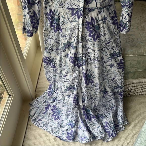 Julia Amory shirt dress Aegean chintz size medium - Picture 5 of 11